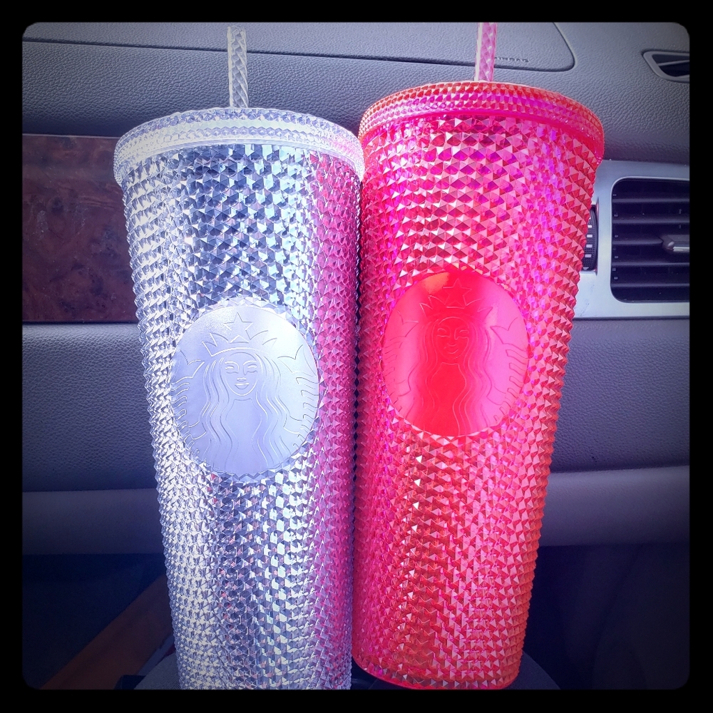 Two Starbucks Holiday Spike Tumblers